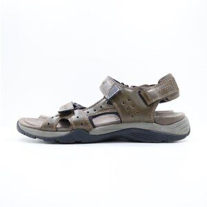 Earth Spirit Robert-2 Brown Faux Leather Adjustable Active Sandals - Men's 12